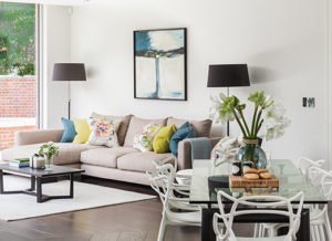 White Furniture Rental Set