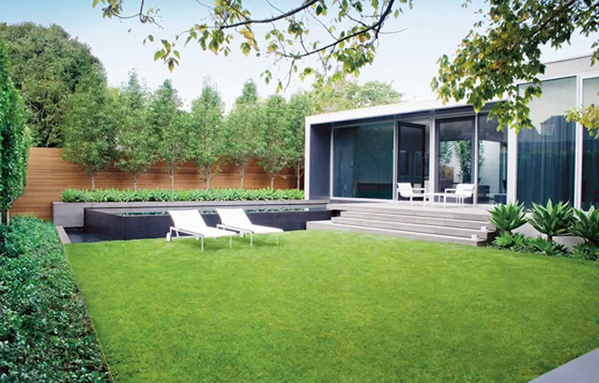 best minimalist house with garden decoration