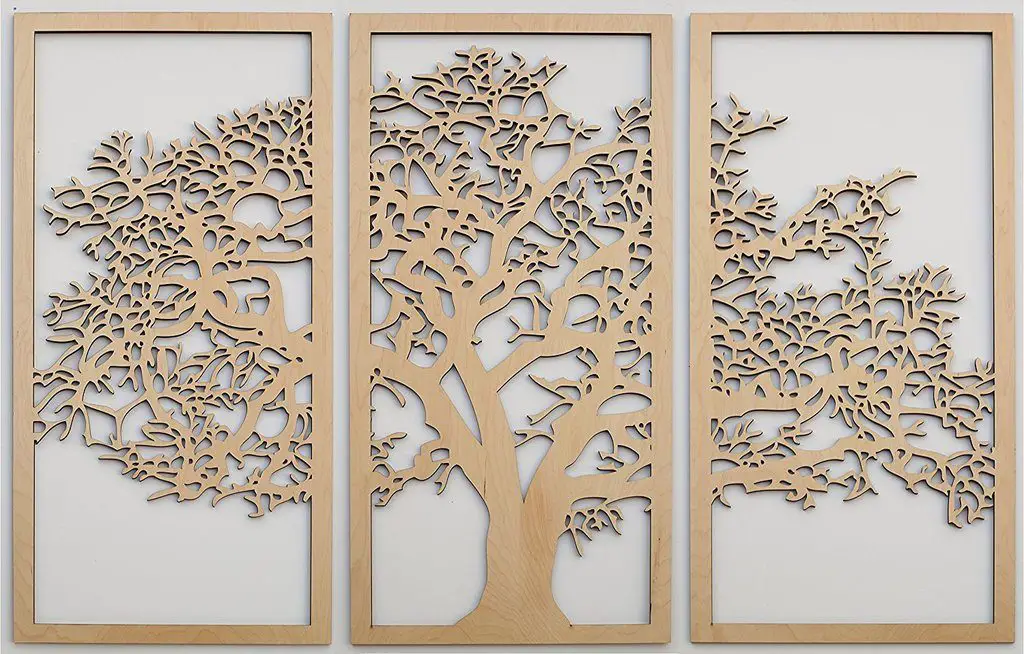 3D Tree Panel for ornaments