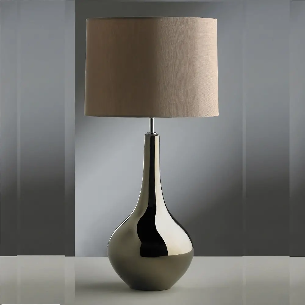 Elegant and metallic style lamp