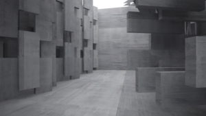 abstract concrete house design