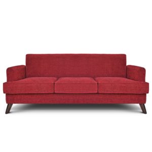 maroon Modern 3 seats sofa interior design