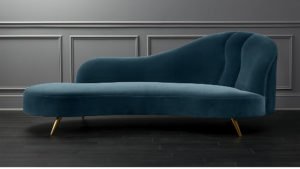Chaise Lounge Sofa blue modern sofa