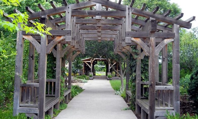 gardens trellis landscaping decoration wooden backyard design pergola
