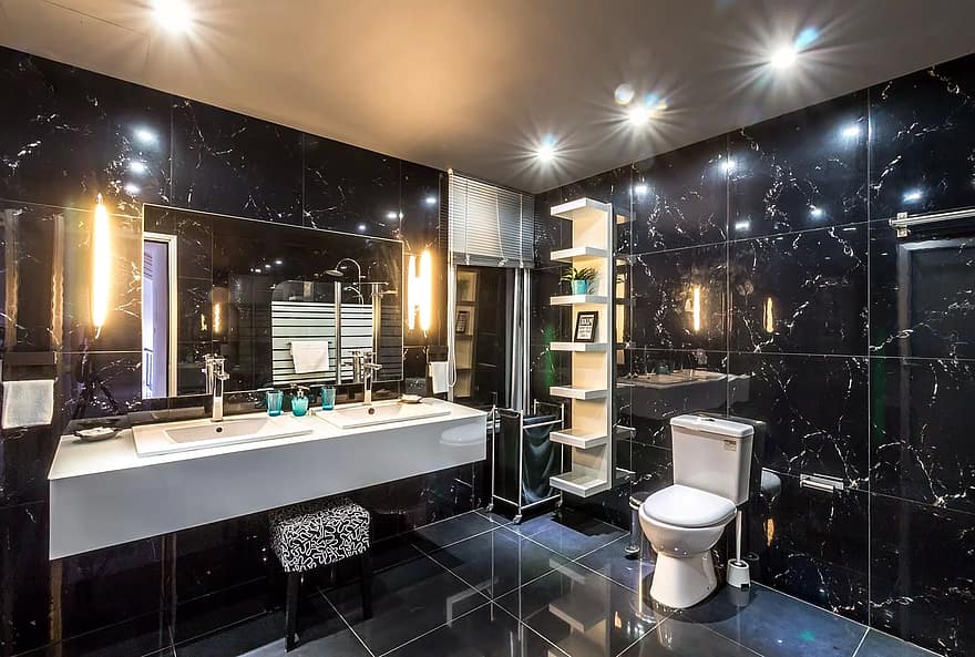hotel bathroom interior villa summer luxury cyprus luxurious