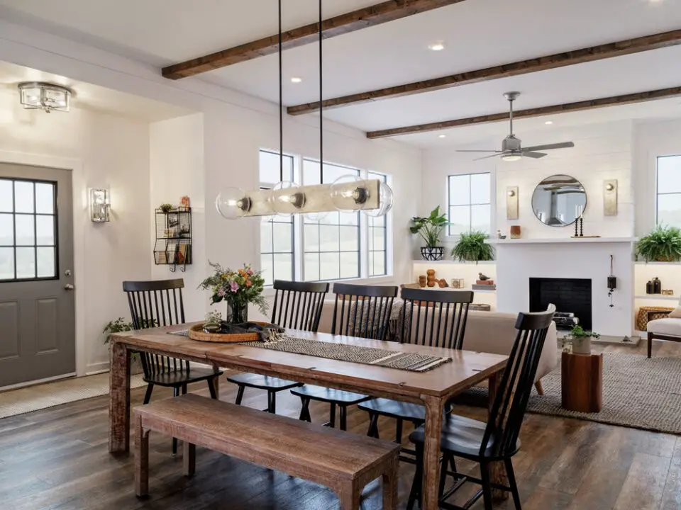 modern pendant lighting dining room