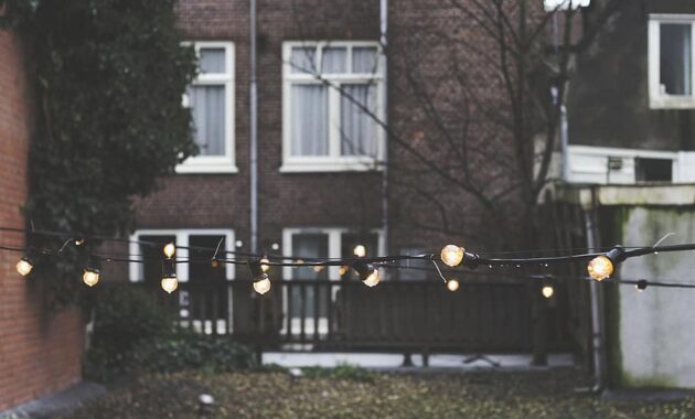 party backyard autumn apartment combined