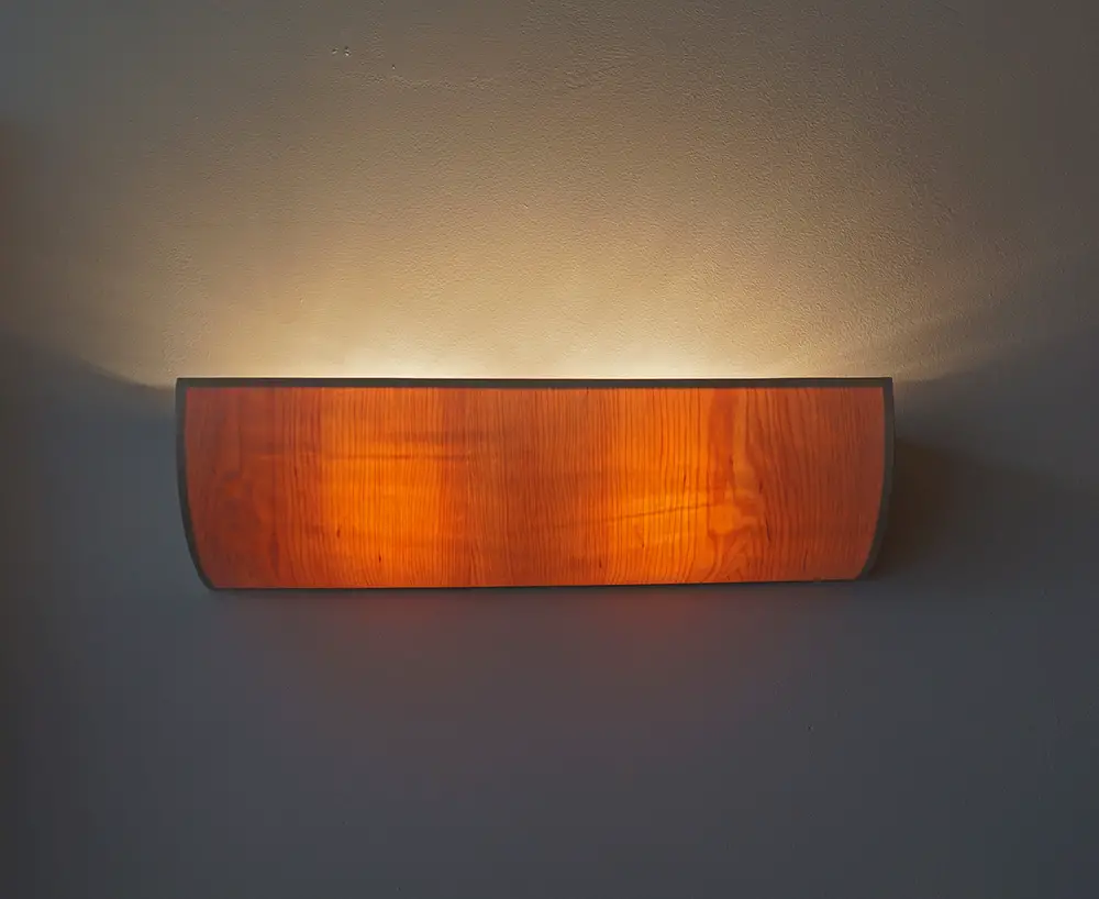 uplight wooden lamp lighting design