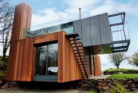 wooden outdoor materials container house