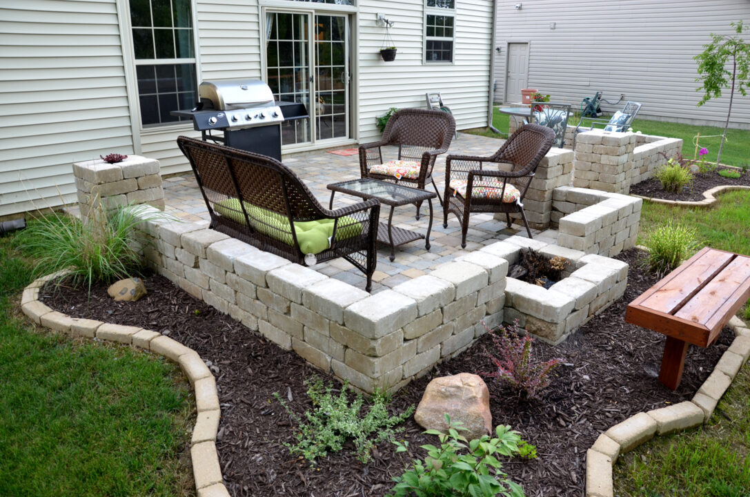 backyard paver patio outdoor ideas