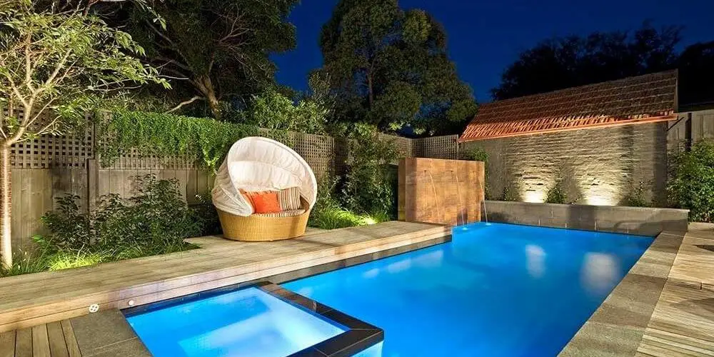 backyard pool pond