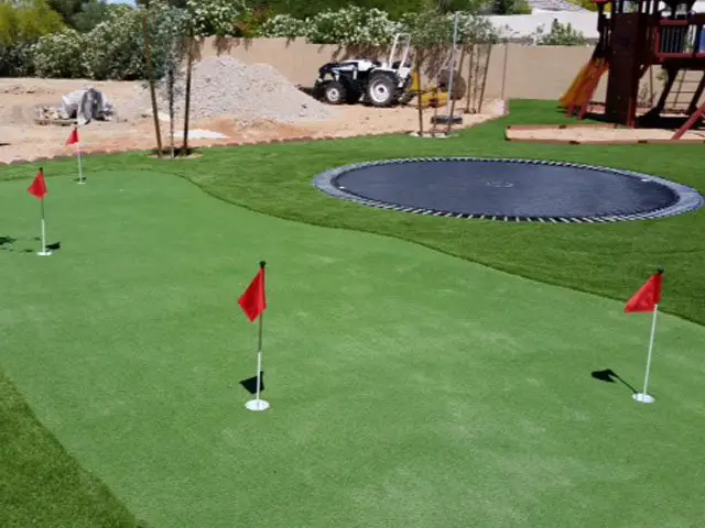 backyard putting green materials