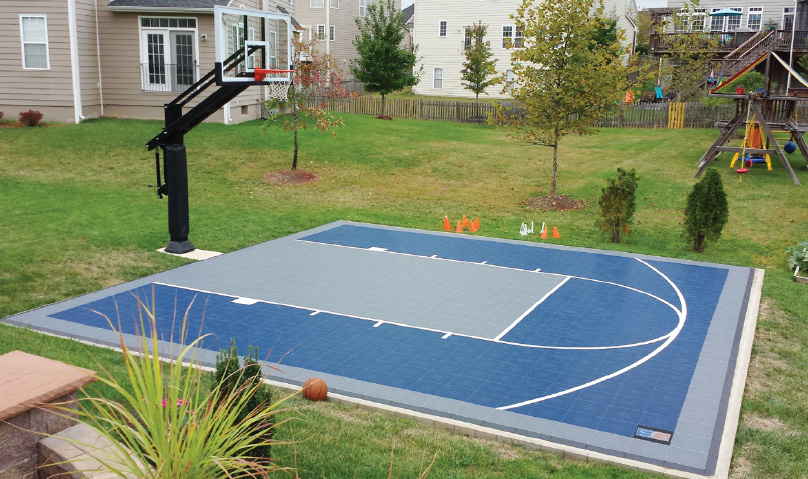 backyard sport court ideas and design