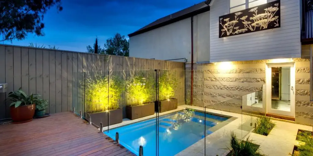 backyard underground pool