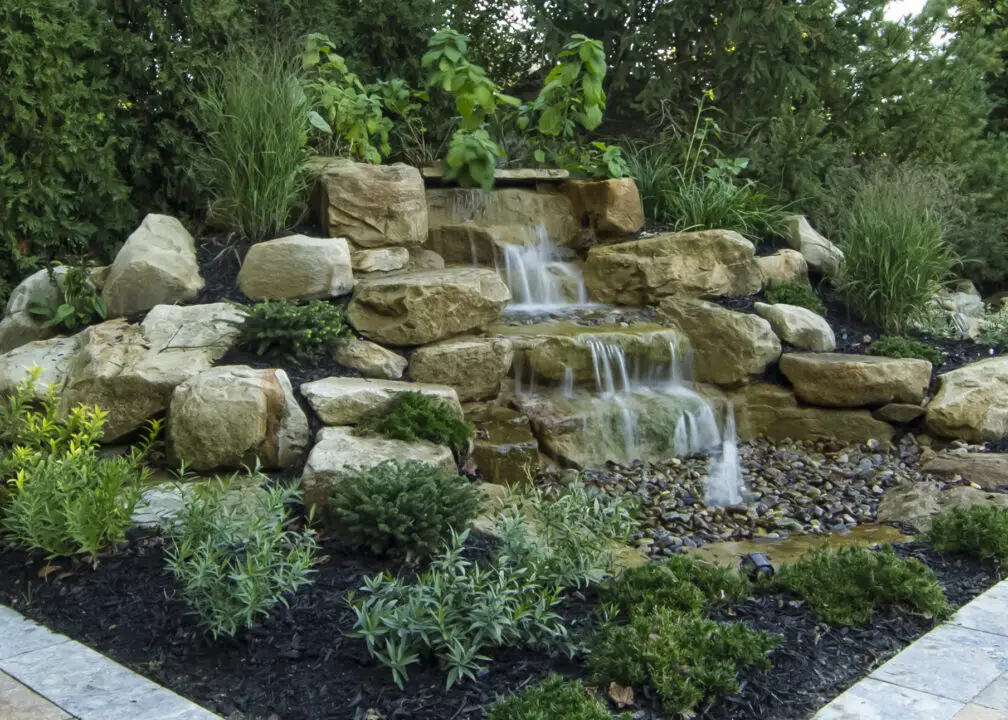 backyard waterfall ideas