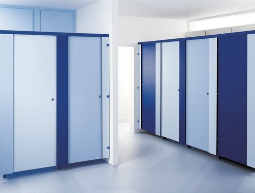 15 Bathroom Partition Ideas With Plastic & Metal Materials