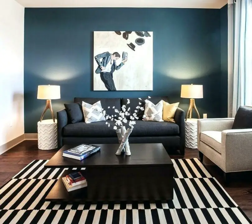 black and white design living room ideas