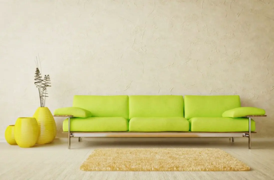 bright color sofa design