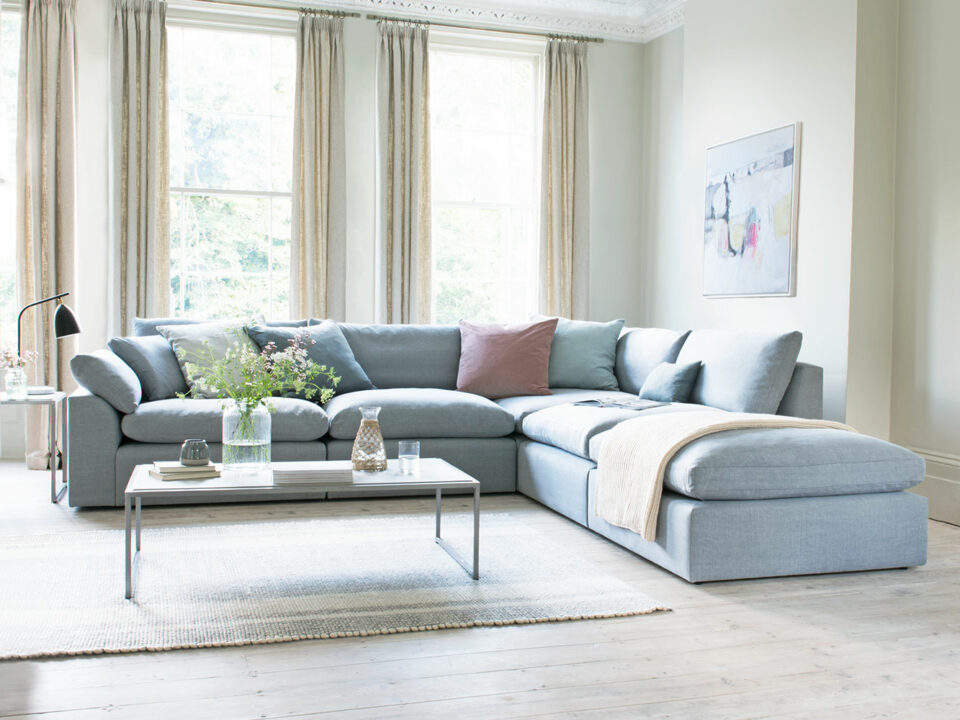 calm and bright color sofa ideas