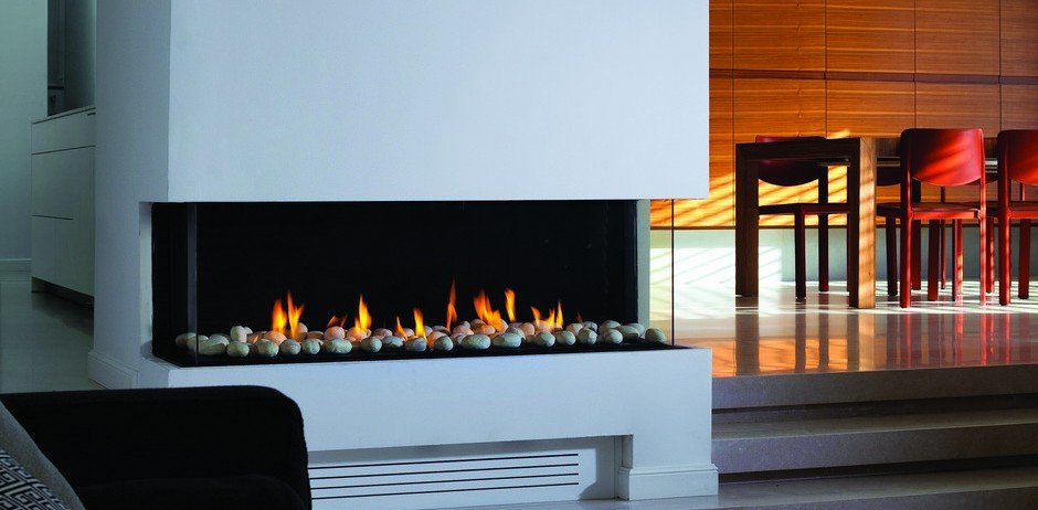 glass fireplace ideas decor