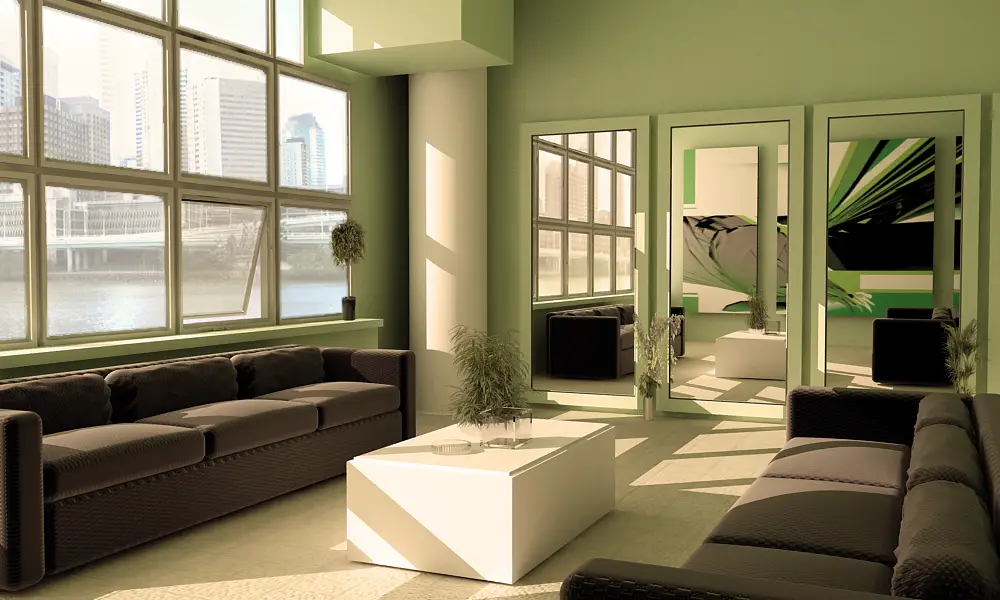 green living room ideas