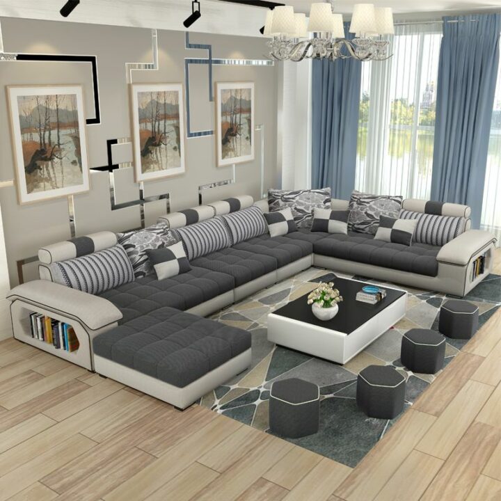 living room sofa and chair set