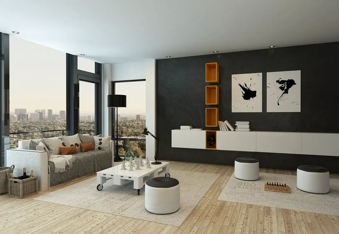 minimalist style apartment interior design