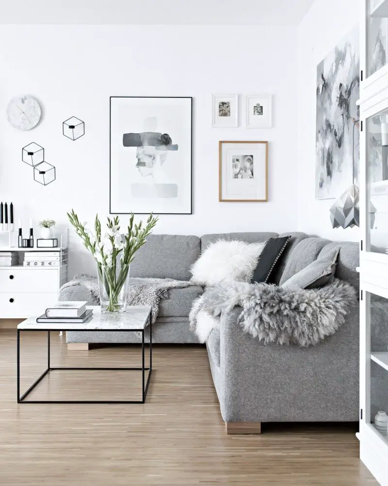 monochrome concept interior design