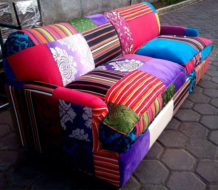 multicolor sofa