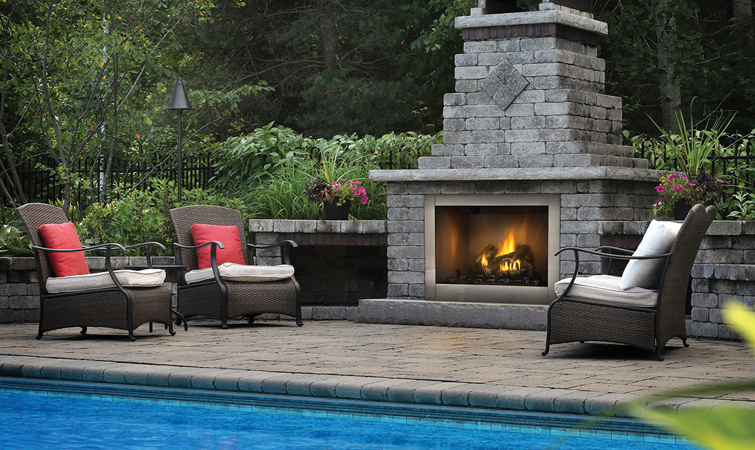 outdoor fireplace ideas pitures