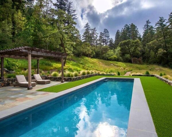 24 Best Natural Swimming Pool Designs For Family Backyard