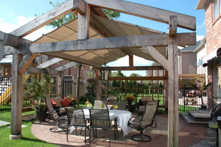 relaxing area outdoor dining room