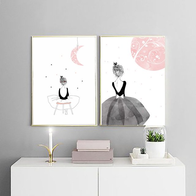 simple wall art illustration