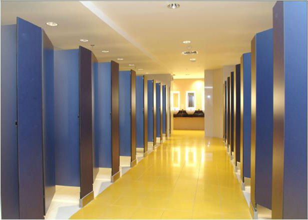 solid plastic toilet partitions