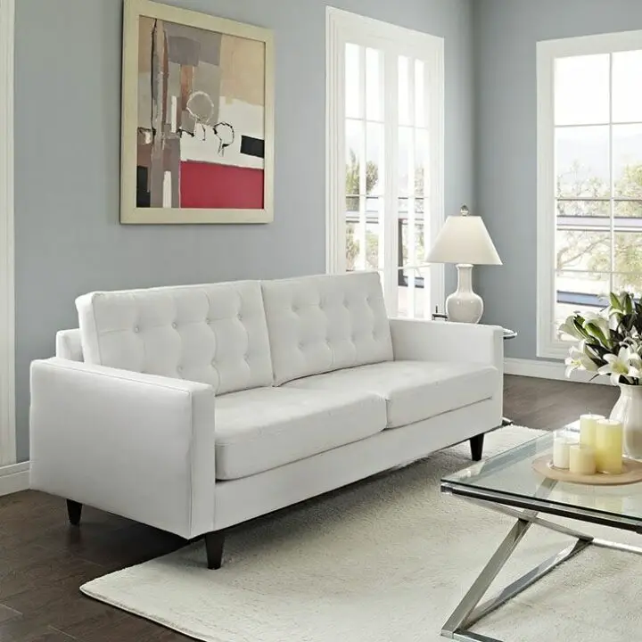 white sofa design