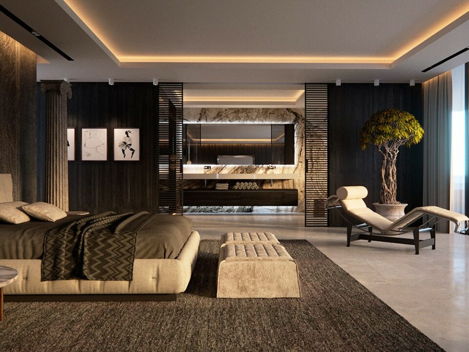1 bedroom with den furniture