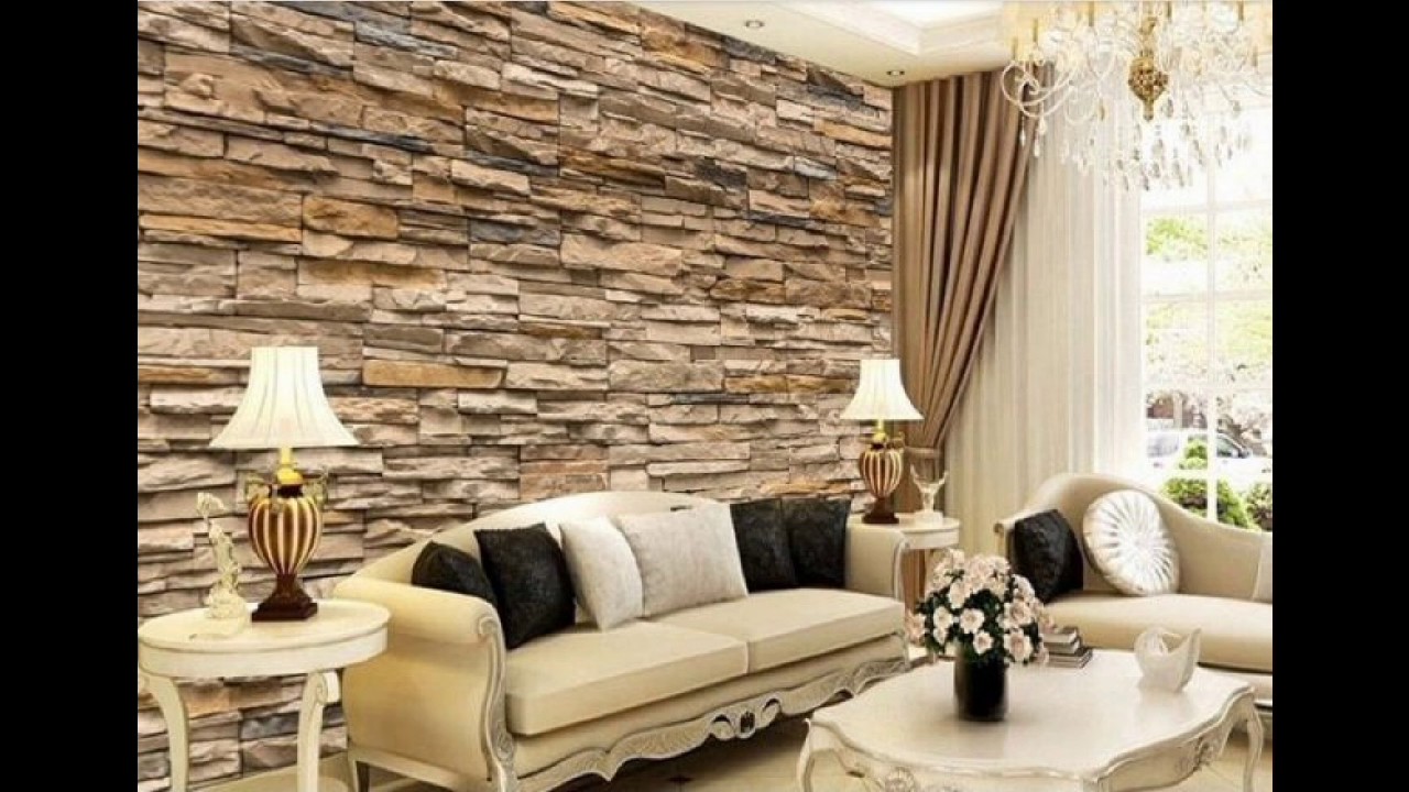 living room 3D wallpaper ideas