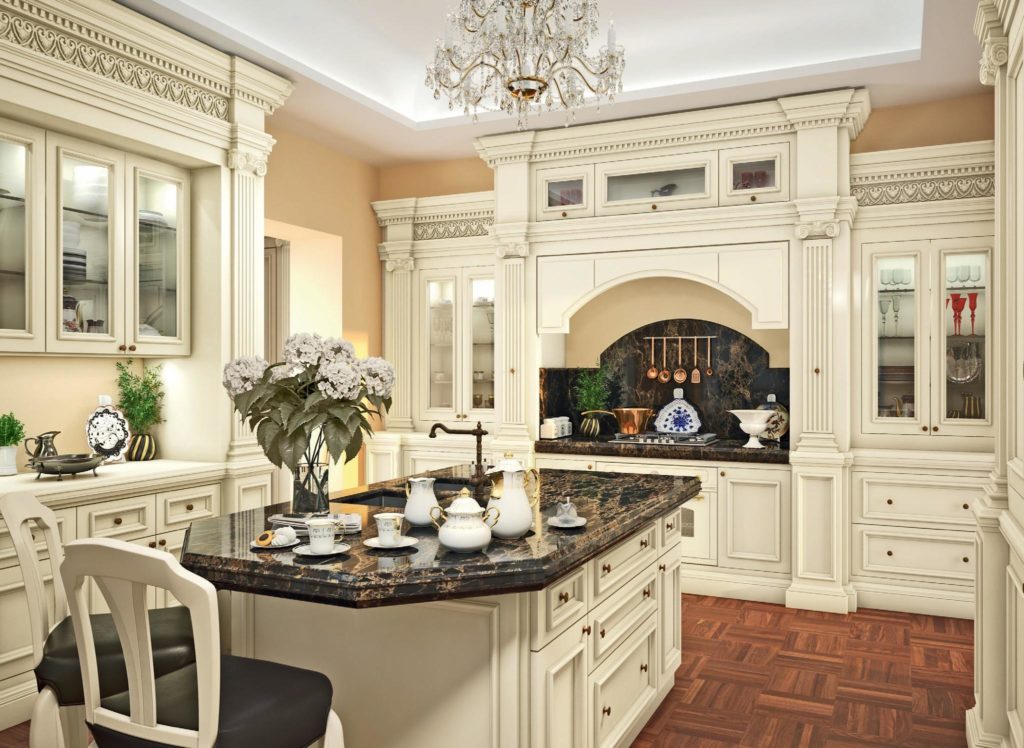 modern classic interior design kitchen