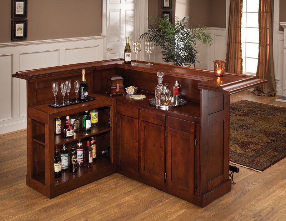 simple and classic bar cabinet