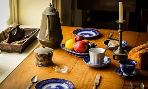 still life food dinner table farm kitchen appomattox court house historic tavern museum