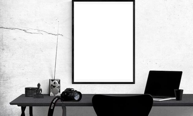 poster mockup mockup poster frame template interior blank space