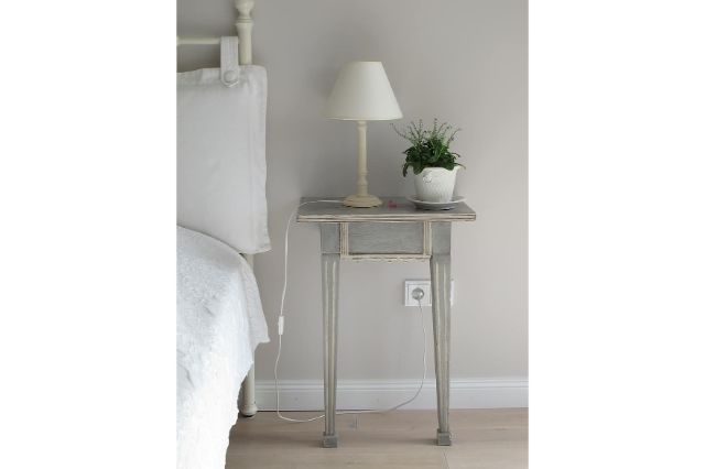 bedside nightstand lamp bedroom decor