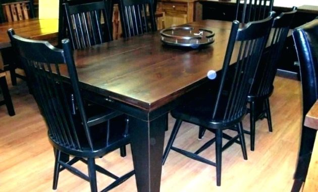 black table and chairs design