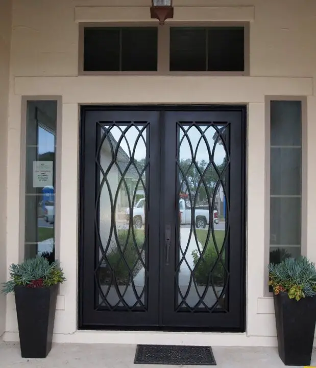 coated steel doors