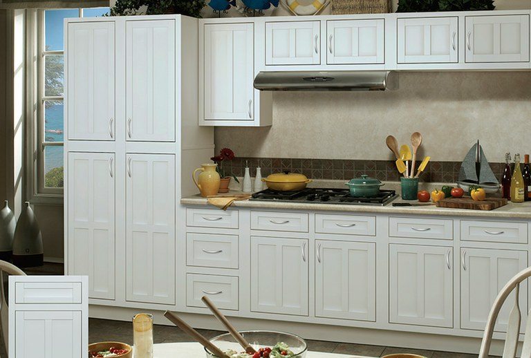 double kitchen cabinets