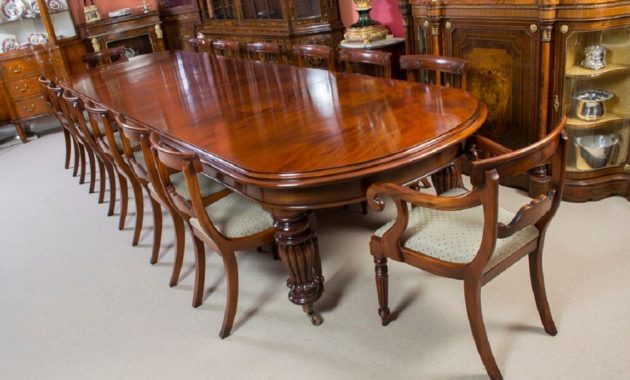 mahogany dining table set