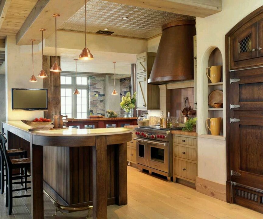 modern rustic kitchen