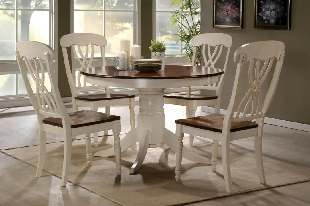 oak buttermilk round table