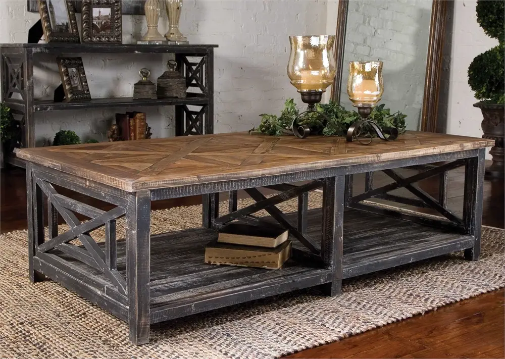 rustic coffee table