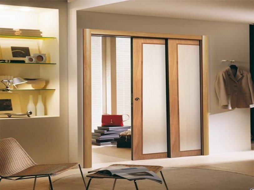 simple minimalist and modern door